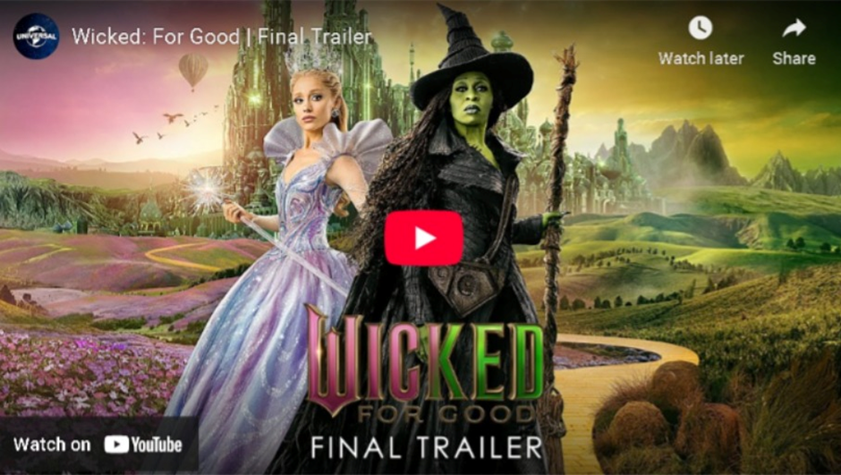 Trailer Wicked For Good